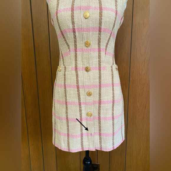 Toccin Sophia Tweed Shirtdress size 4 - Picture 8 of 15